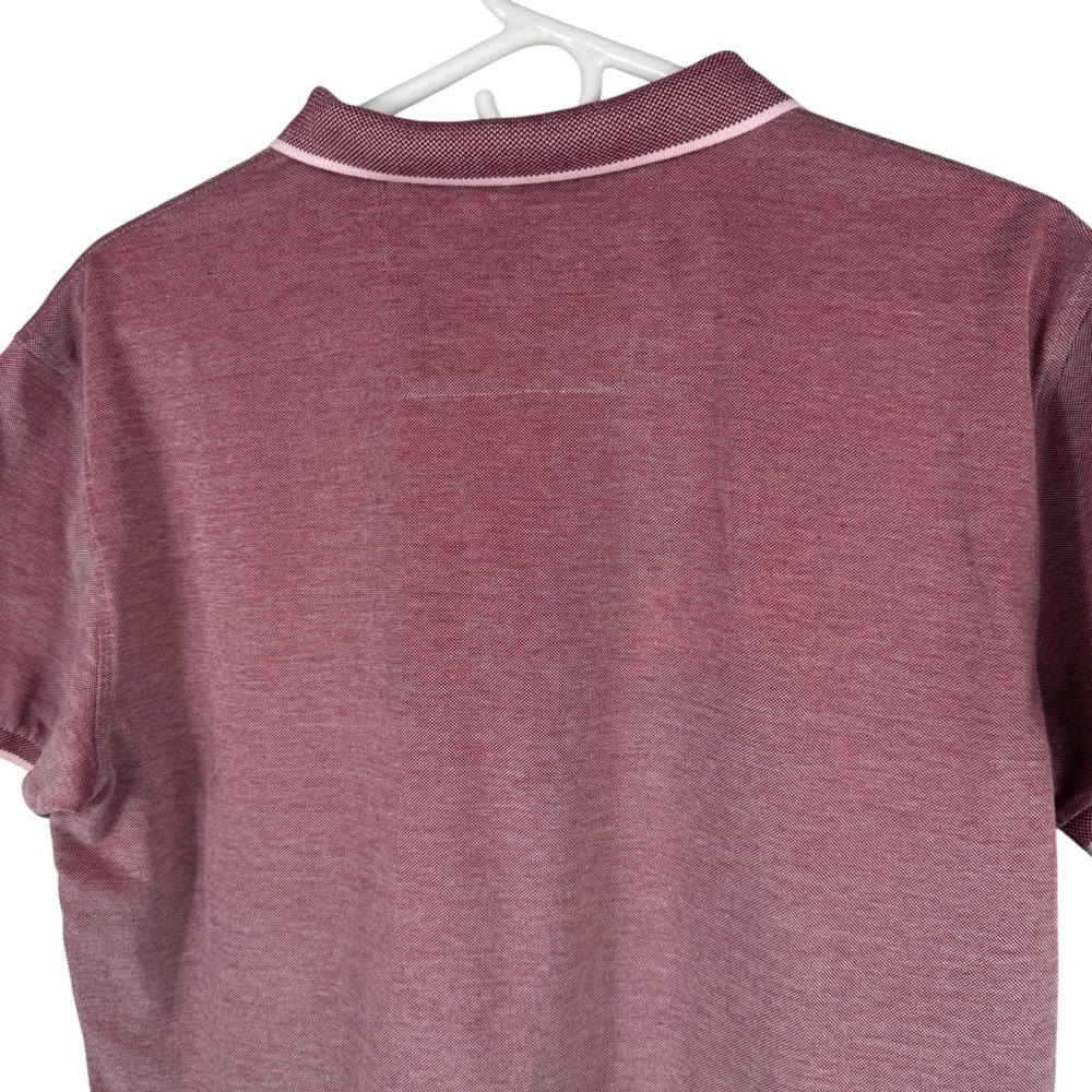 Codice Raspberry Mercerized Cotton Zip Polo, Size 54 - Picture 7 of 10